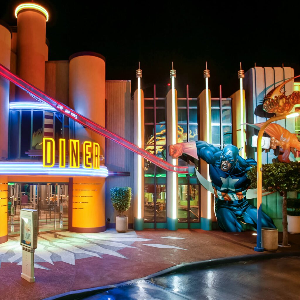 Captain America Diner — Islands of Adventure