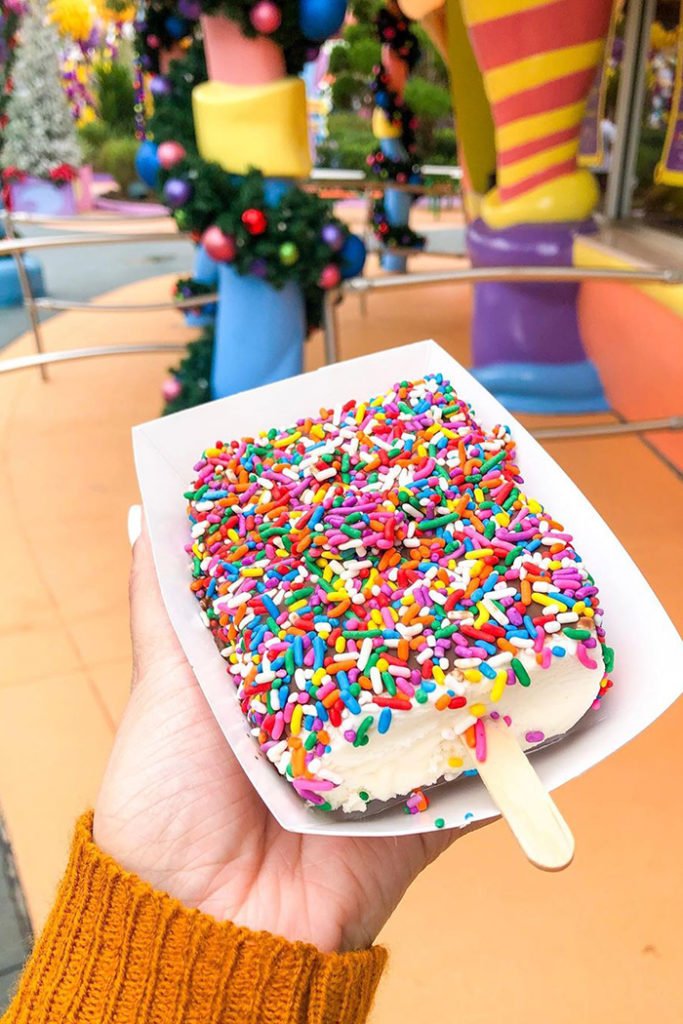 Helado de Hop on Pop en Seuss Landing