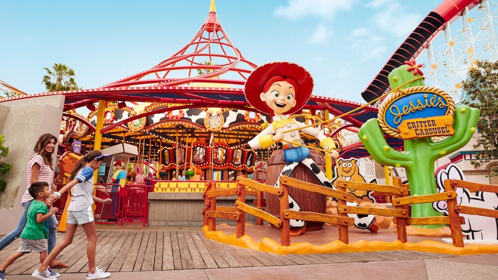 Jessie’s Critter Carousel en Pixar Pier