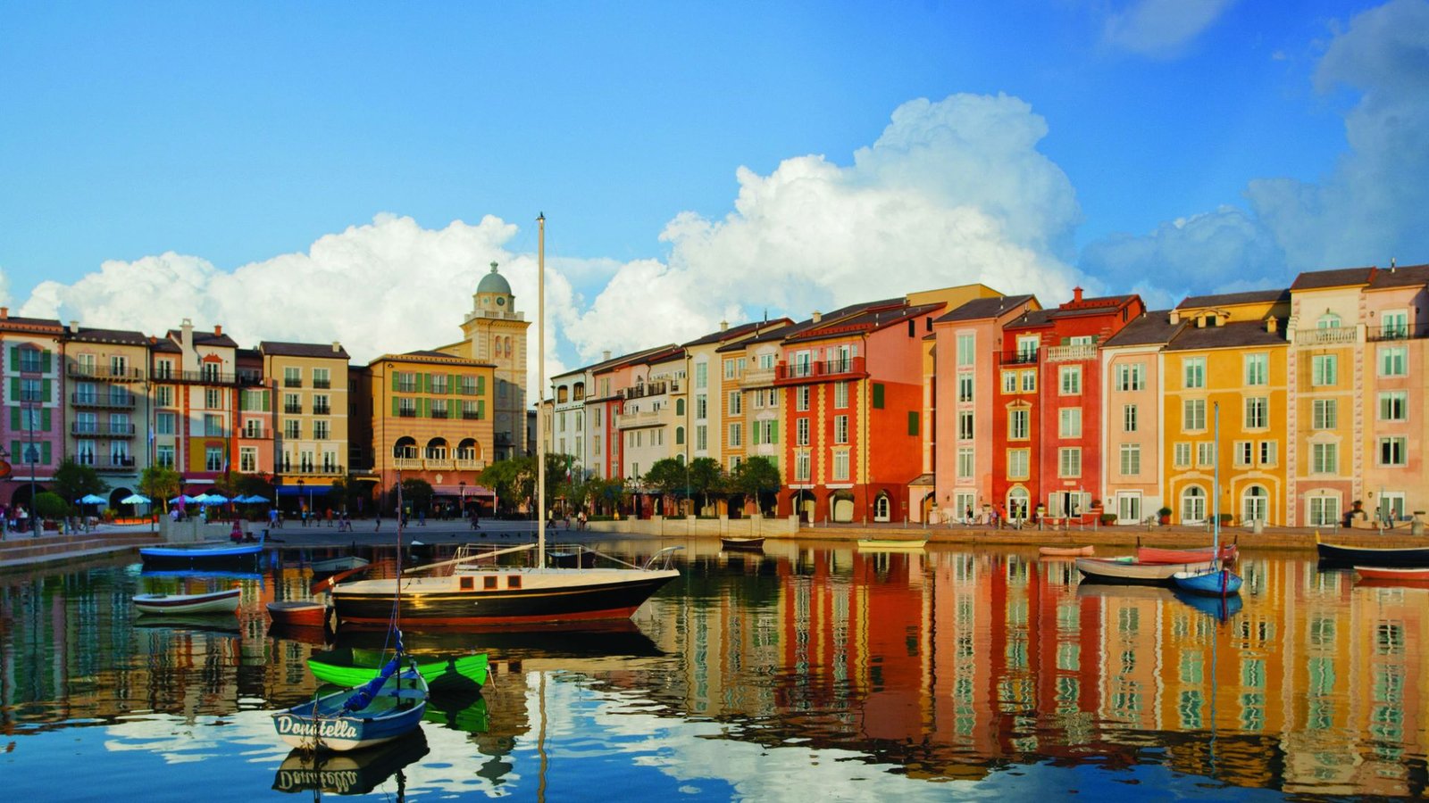 Fachada de Loews Portofino Bay Hotel en Universal Orlando
