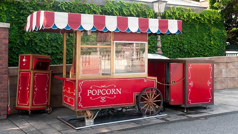 Popcorn wagon (In front of Lido Isle): dónde comer en Tokyo DisneySea