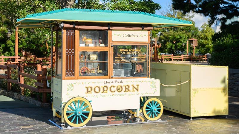 Popcorn wagon (In front of Pooh’s Hunny Hunt): dónde comer en Tokyo Disneyland