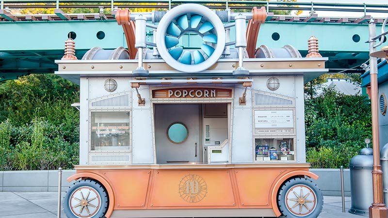 Popcorn wagon (Next to Horizon Bay Restaurant): dónde comer en Tokyo DisneySea