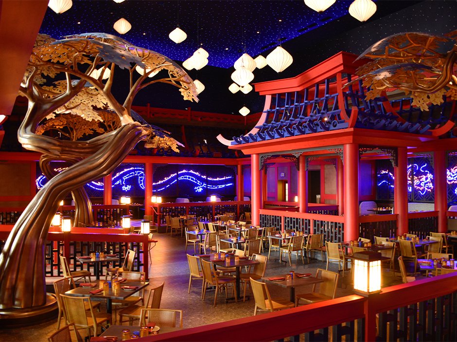 The Blue Dragon Pan-Asian Restaurant en Epic Universe
