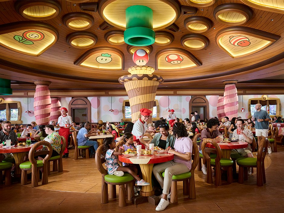 Toadstool Cafe en Epic Universe