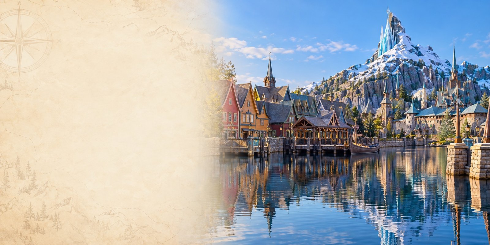 Ilustración de World of Frozen en Disney Adventure World
