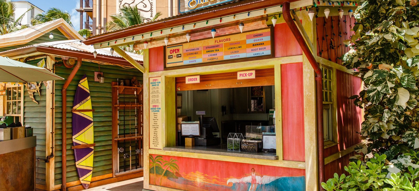 Pāpālua Shave Ice en Aulani, Hawái