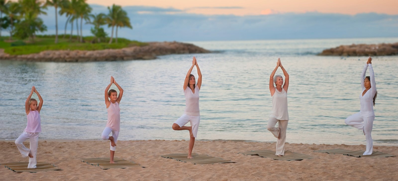 Yoga en la playa