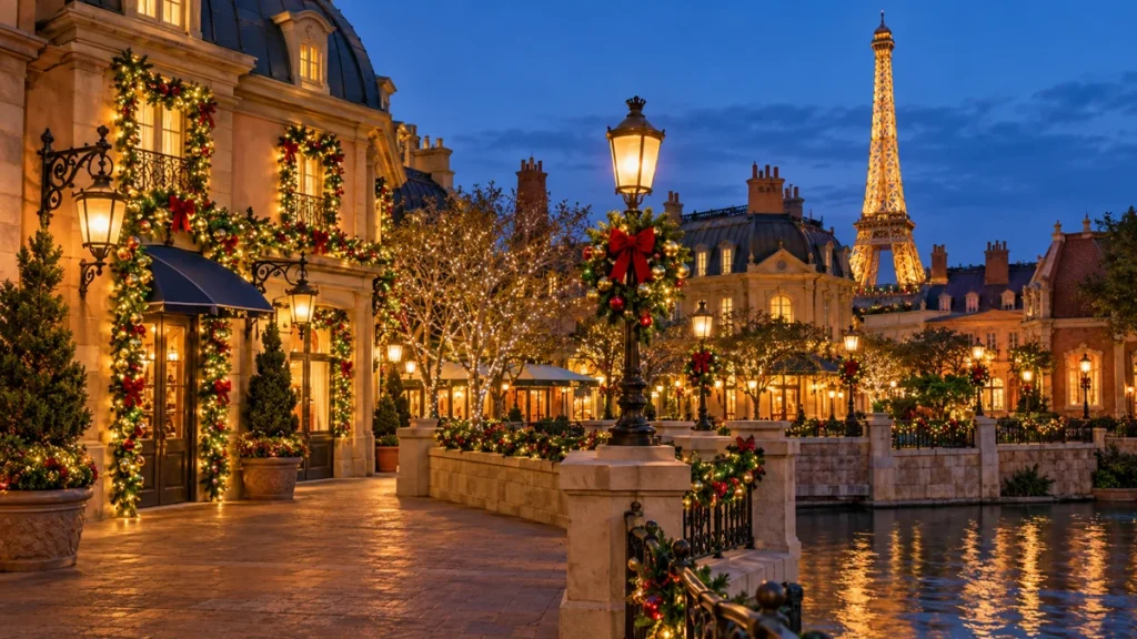 Ilustración de Festival of the Holidays en EPCOT