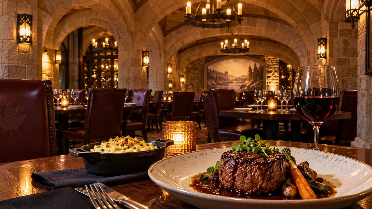 Ilustración de Le Cellier Steakhouse en EPCOT