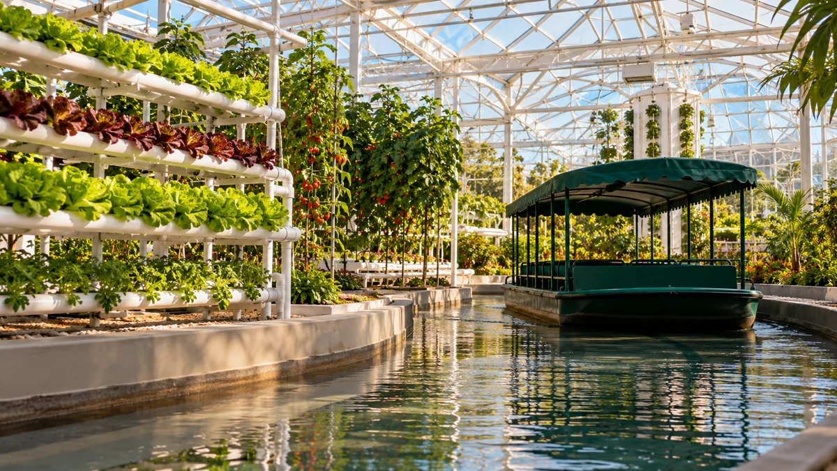Ilustración de Living with the Land en EPCOT