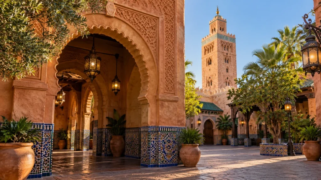 Ilustración de Pabellón de Marruecos en EPCOT