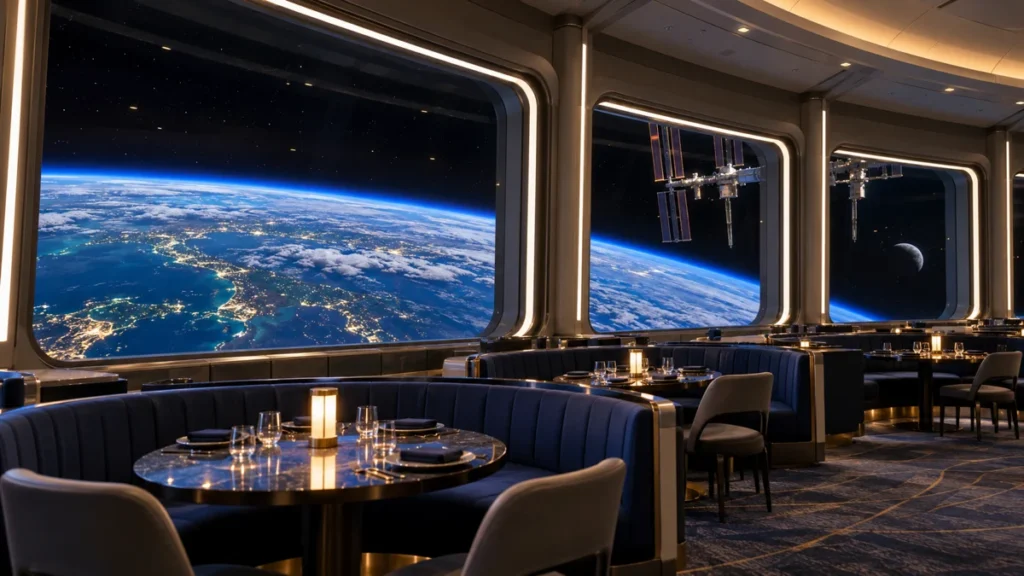 Ilustración de Space 220 Restaurant y Lounge en EPCOT