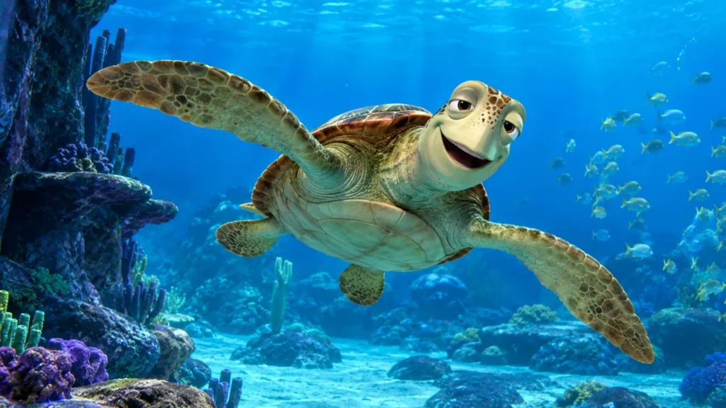 Ilustración de Turtle Talk With Crush en EPCOT