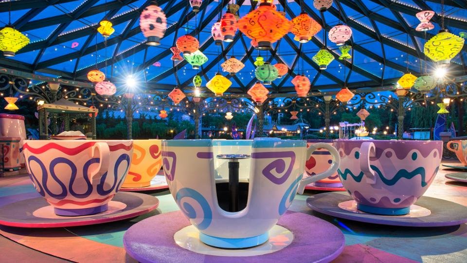 Mad Hatter's Tea Cups en Disneyland Park París