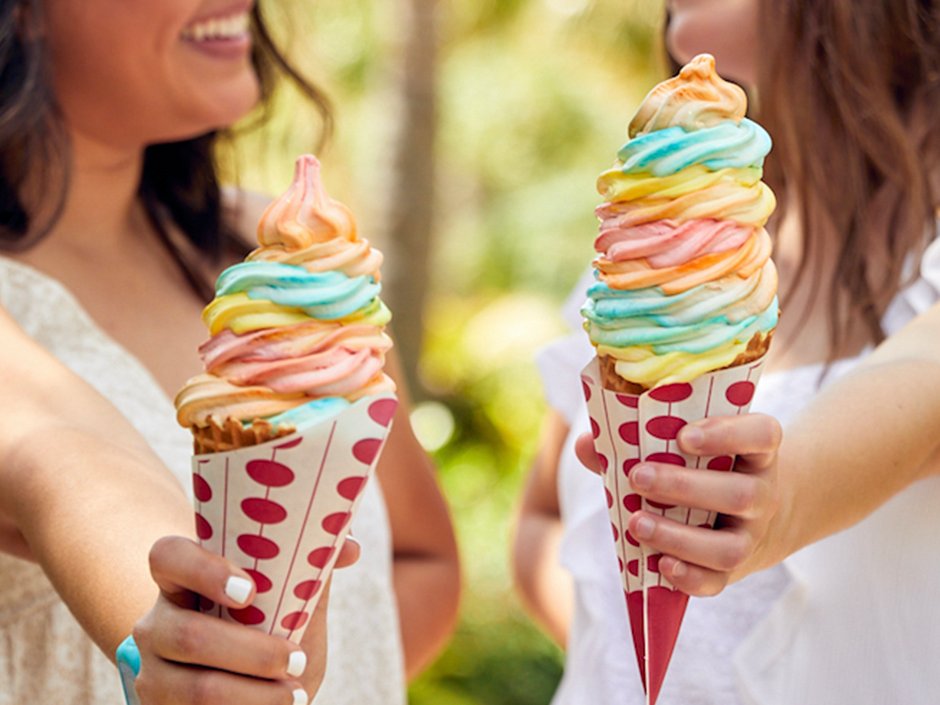Koka Poroka Ice Cream en Volcano Bay — fotografía oficial de Universal