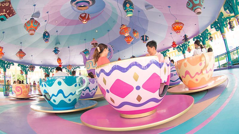 Alice's Tea Party en Fantasyland, Tokyo Disney Resort