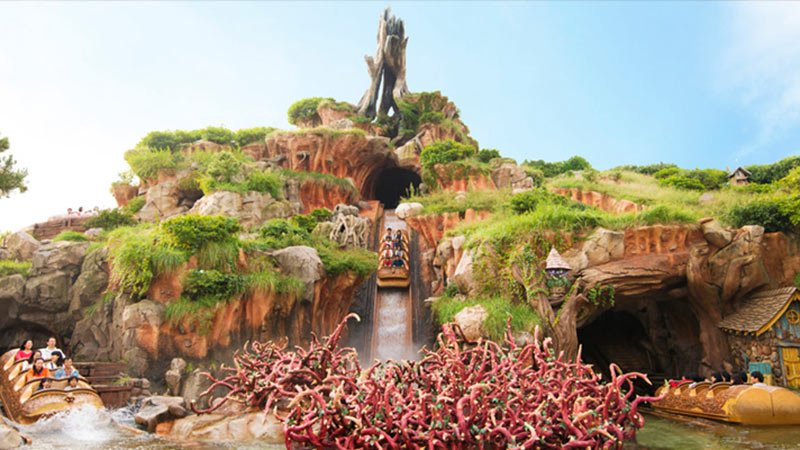 Splash Mountain en Critter Country, Tokyo Disney Resort