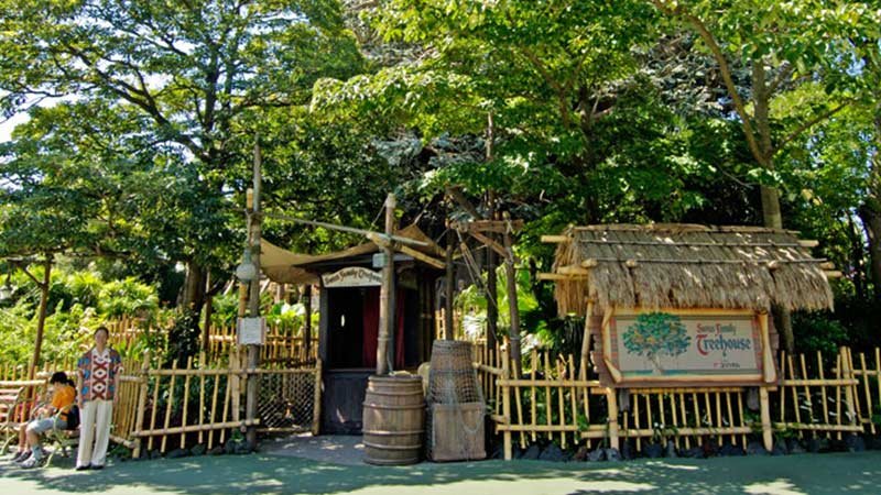 Swiss Family Treehouse en Adventureland, Tokyo Disney Resort