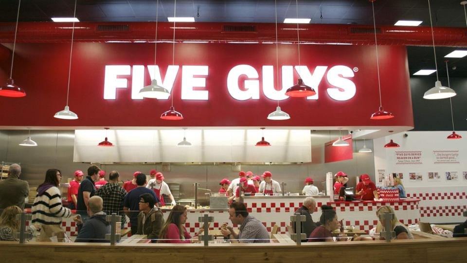 Five Guys en Disney Village