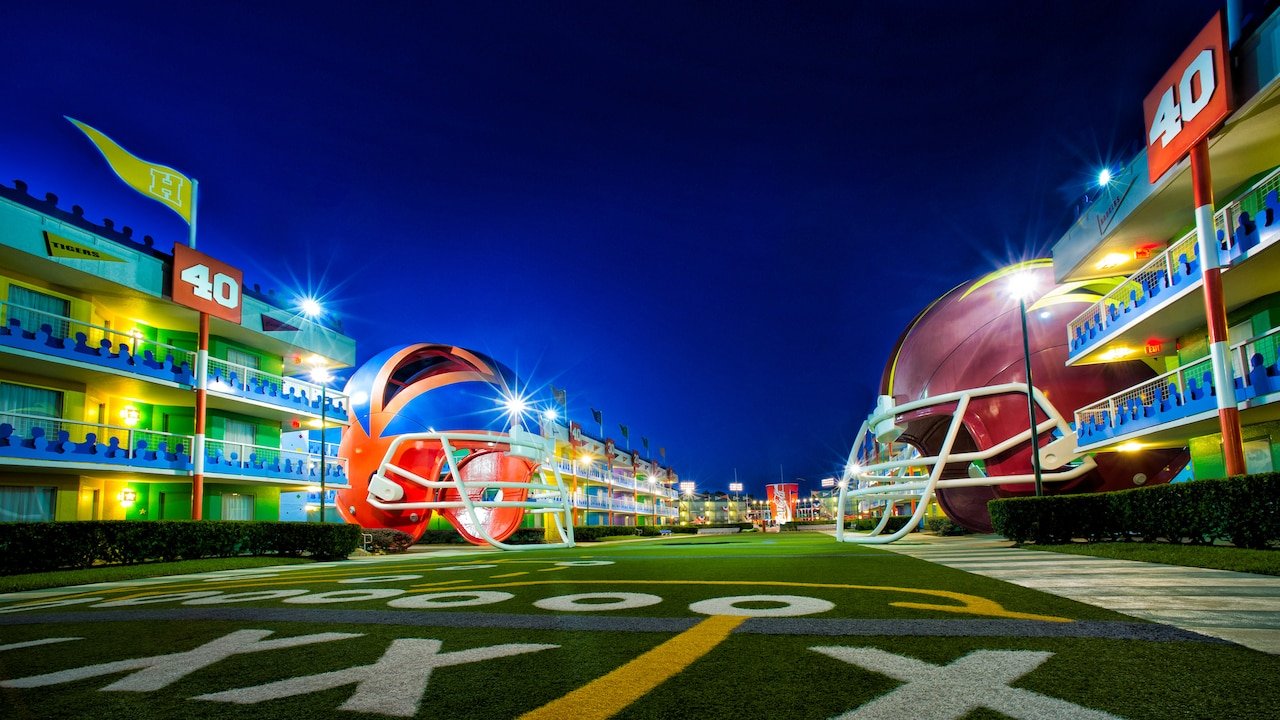 Vista del hotel Disney's All-Star Sports Resort