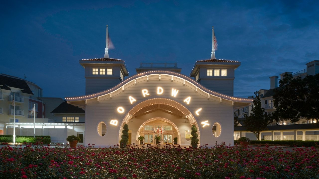 Vista del hotel Disney's BoardWalk Inn