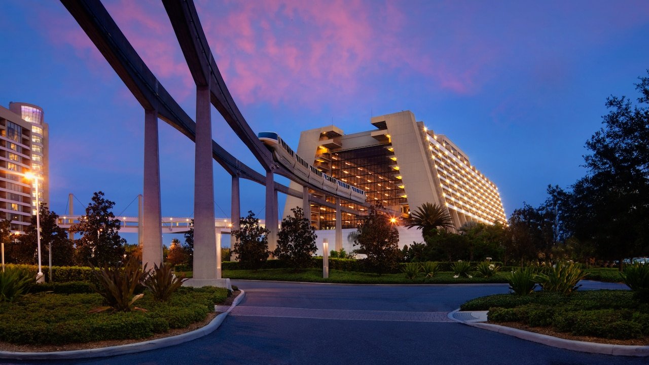 Vista del hotel Disney's Contemporary Resort