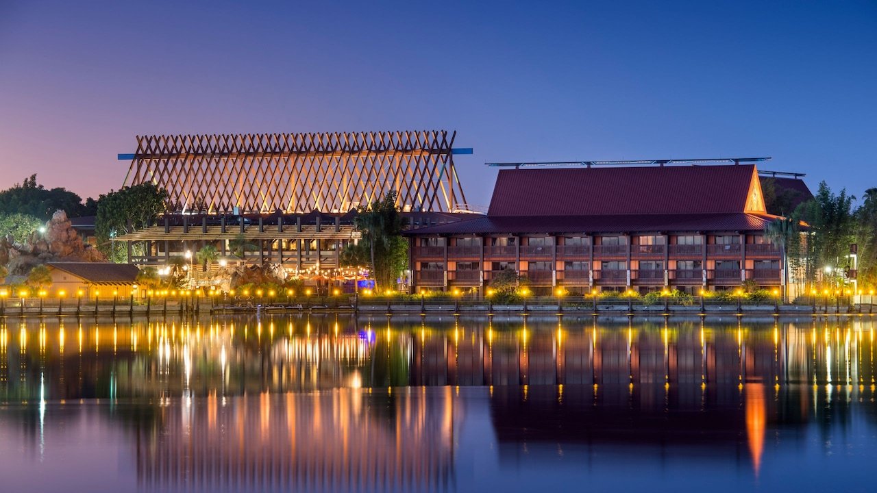 Vista del hotel Disney's Polynesian Village Resort