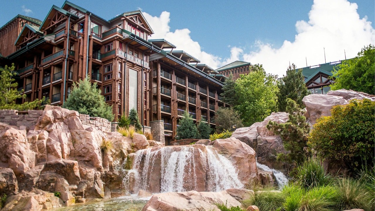 Vista del hotel Disney's Wilderness Lodge