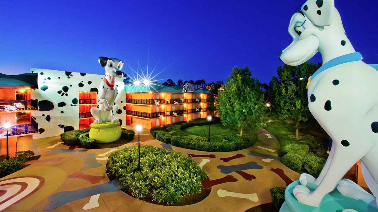 Vista del hotel Disney's All-Star Movies Resort