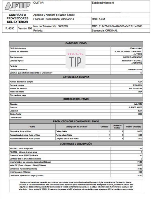 Guía Paso A Paso ¿cómo Informar Compras On Line Hechas En El Exterior A La Afip Para Retirarlas 3433